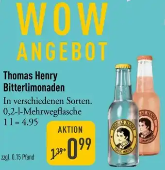 Galeria Markthalle Thomas Henry Bitterlimonaden Angebot
