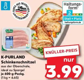Kaufland K-PURLAND Schinkenschnitzel Angebot