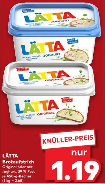 Kaufland LÄTTA Brotaufstrich Angebot
