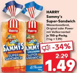 Kaufland HARRY Sammy's Super-Sandwich Angebot