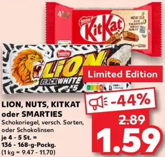Kaufland LION, NUTS, KITKAT oder SMARTIES Angebot