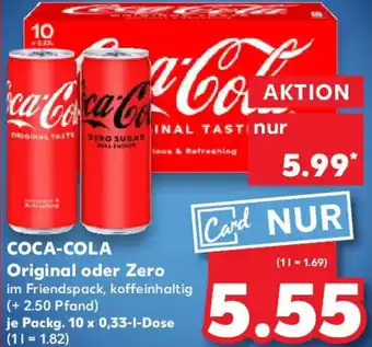 Kaufland COCA-COLA Original oder Zero Angebot