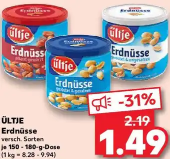 Kaufland ÜLTJE Erdnüsse Angebot