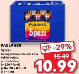Kaufland PAULANER Spezi Angebot