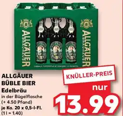 Kaufland ALLGÄUER BÜBLE BIER Edelbräu Angebot