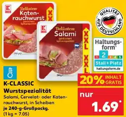 Kaufland K-CLASSIC Wurstspezialität Angebot