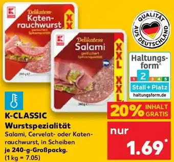 Kaufland K-CLASSIC Wurstspezialität Angebot