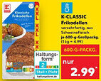 Kaufland K-CLASSIC Frikadellen Angebot
