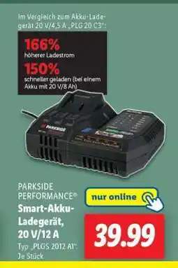 Lidl PARKSIDE PERFORMANCE Smart-Akku-Ladegerät, 20 V/12 A Angebot