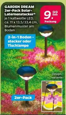 NETTO GARDEN DREAM 2er-Pack Solar-Laternenstecker Angebot