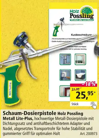 Holz Possling Schaum-Dosierpistole Holz Possling Angebot