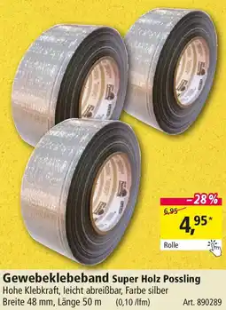 Holz Possling Gewebeklebeband Super Holz Possling Angebot