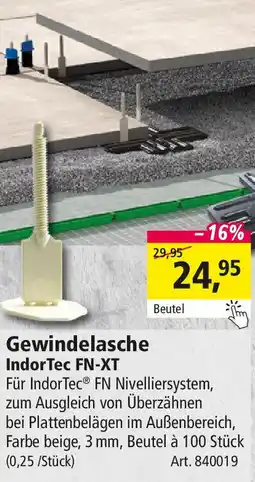 Holz Possling Gewindelasche IndorTec FN-XT Angebot