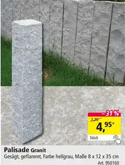 Holz Possling Palisade Granit Angebot