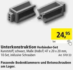 Holz Possling Unterkonstruktion Verbinder-Set Angebot
