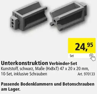 Holz Possling Unterkonstruktion Verbinder-Set Angebot
