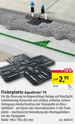 Holz Possling Fixierplatte AquaDrain FS Angebot