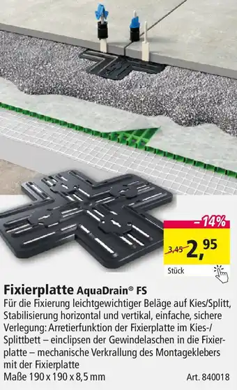 Holz Possling Fixierplatte AquaDrain FS Angebot