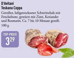 Galeria Markthalle D'Avitani Toskana Coppa Angebot