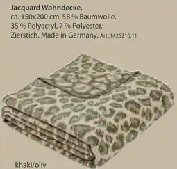 Zurbrüggen s.Oliver Jacquard Wohndecke Angebot
