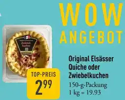 Galeria Markthalle Original Elsässer Quiche oder Zwiebelkuchen Angebot