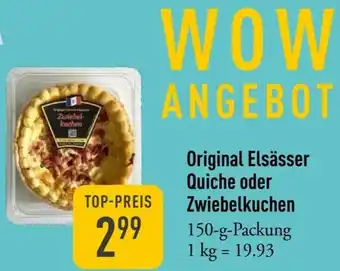 Galeria Markthalle Original Elsässer Quiche oder Zwiebelkuchen Angebot
