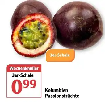 Globus Kolumbien Passionsfrüchte Angebot