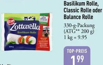 Galeria Markthalle Zottartella Basilikum Rolle, Classic Rolle oder Balance Rolle Angebot