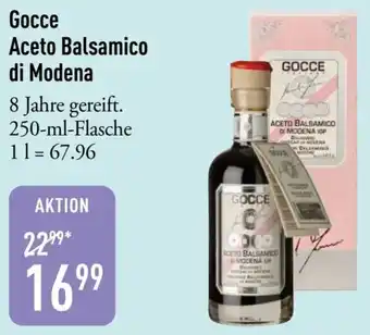 Galeria Markthalle Gocce Aceto Balsamico di Modena Angebot