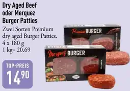 Galeria Markthalle Dry Aged Beef oder Merquez Burger Patties Angebot