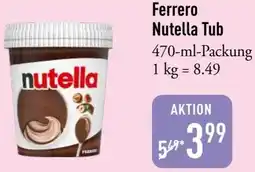 Galeria Markthalle Ferrero Nutella Tub Angebot