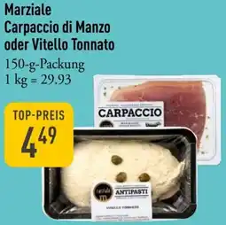 Galeria Markthalle Marziale Carpaccio di Manzo oder Vitello Tonnato Angebot