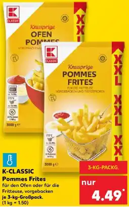 Kaufland K-CLASSIC Pommes Frites Angebot
