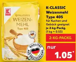 Kaufland K-CLASSIC Weizenmehl Type 405 Angebot