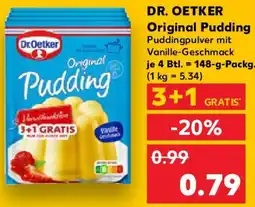Kaufland DR. OETKER Original Pudding Angebot