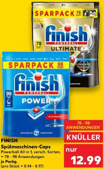 Kaufland FINISH Spülmaschinen-Caps Angebot