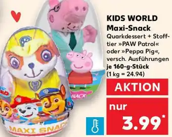 Kaufland KIDS WORLD Maxi-Snack Angebot