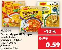 Kaufland MAGGI Guten Appetit! Suppe Angebot