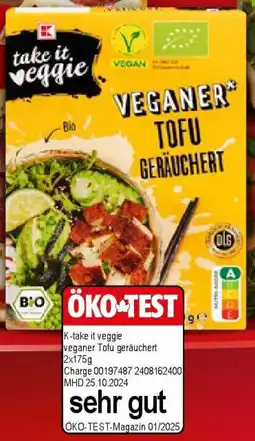 Kaufland K-TAKE IT VEGGIE Bio-Tofu Angebot
