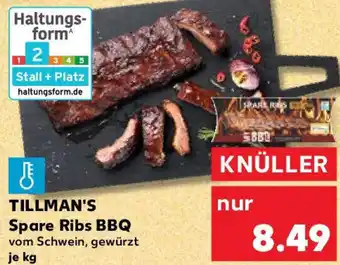 Kaufland TILLMAN'S Spare Ribs BBQ Angebot