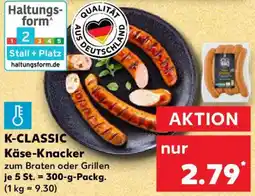 Kaufland K-CLASSIC Käse-Knacker Angebot