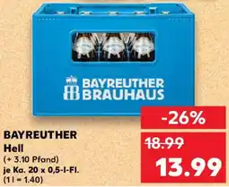 Kaufland BAYREUTHER Hell Angebot