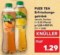 Kaufland FUZE TEA Erfrischungsgetränk Angebot