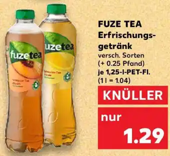 Kaufland FUZE TEA Erfrischungsgetränk Angebot
