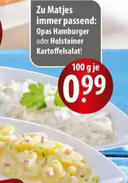 Famila Nord Ost Opas Hamburger oder Holsteiner Kartoffelsalat Angebot