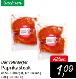 KONSUM Dürrröhrdorfer Paprikasteak Angebot