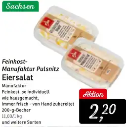 KONSUM Feinkost Manufaktur Pulsnitz Eiersalat Angebot