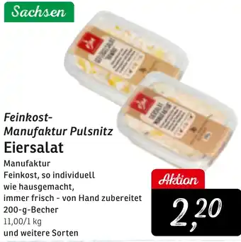 KONSUM Feinkost Manufaktur Pulsnitz Eiersalat Angebot