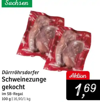 KONSUM Dürrröhrsdorfer Schweinezunge gekocht Angebot