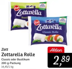 KONSUM Zott Zottarella Rolle Angebot